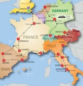 mapa europa